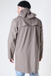 Rains Long Jacket 17 Taupe