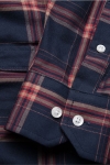 Les Deux Boswell Hemd Dark Navy Check