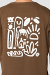 Clean Cut Copenhagen Michael organic T-Hemd Brown