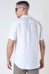 Kronstadt Cuba Linen striped Hemd White