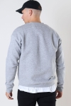 Solid Lenz Crew SW Light Grey Melange