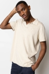 Clean Cut Copenhagen Thomas Knit Polo Ecru