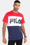 Fila Men Day T-Hemd Black Iris/Bright White/True Red