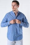 Selected SLHREGNEW-LINEN Hemd LS CHINA W Medium Blue Denim