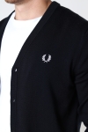 Fred Perry CLASSIC CARDIGAN 102 Black