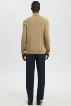 Selected Tray LS Merino Knit Roll Neck Kelp