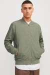 Jack & Jones Summer Linen Bomber Jacket Deep Lichen Green