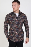 Only & Sons Frederik L/S Paisley Stretch Hemd Phantom