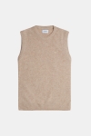 Woodbird Karl Wool Vest Sand