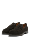 Selected Blake Suede Penny Loafer Demitasse