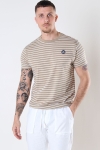 Kronstadt Timmi Organic/Recycled striped t-Hemd Sand