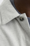 Jack & Jones Perfect Melange Overshirt Light Grey Melange