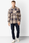 Clean Cut Copenhagen Lui Overshirt Brown Check