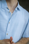 Jack & Jones Summer Hemd SS Chambray Blue