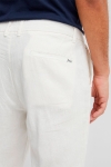 Solid Allan Liam Linen Trousers Off White