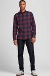 Jack & Jones Gingham Twill Hemd L/S Port Royale