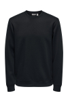 ONLY & SONS Luca Regular Fit Crew Neck Black