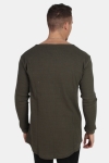 Urban Classics TB1103 LS T-Hemd Olive