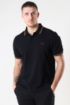 Fred Perry TWIN TIPPED FP Hemd N04 BLK/1964GLD/AUBG