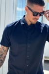 Selected Regular New Linen Hemd SS Sky Captain
