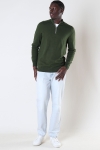 Kronstadt Toke Cashmere half zip sweater Army