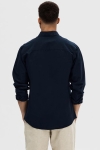 Selected Slim Sun Linen Hemd LS Sky Captain