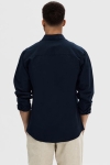 Selected Slim New Linen Hemd LS Sky Captain