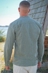 ONLY & SONS CAIDEN LS SOLID LINEN MAO Hemd Swamp