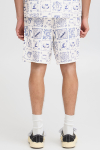 Solid Liam Elast Aop Shorts Insignia Blue
