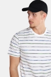 Only & Sons Leonard Stripe SS T-Hemd White