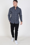 Jack & Jones Focus Paisley Hemd Navy Blazer