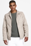 Jack & Jones JPRCOOPER PU Hemd JACKET White Pepper