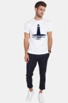 Kronstadt Print Flock T-Hemd Off White