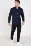 Kronstadt Johan Oxford Washed Hemd Navy