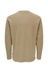 ONLY & SONS Berkeley Regular Crew Neck Chinchilla