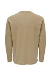 ONLY & SONS Berkeley Regular Crew Neck Chinchilla