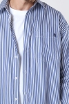 Woodbird Stoll Stripe Hemd Blue-White