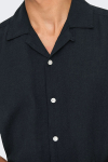 ONLY & SONS Caiden SS Resort Linen Black