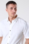 Only & Sons Slub SS Linen Look Hemd White