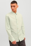 Jack & Jones Summer Linen Hemd LS Granite Green