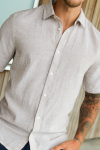 ONLY & SONS Caiden SS Linen Hemd Chinchilla