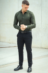 ONLY & SONS Miles LS Stretch Hemd Rosin