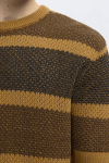 Selected Ginger SS Knit Relaxed Fit Stripe Tee Chipmunk