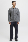 Jack & Jones Finn Knit Button Cardigan Medium Grey Melange