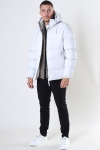 Rains Puffer Jacke Off White