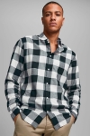 Jack & Jones Gingham Twill Hemd L/S Whisper White