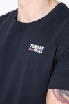 Tommy Jeans Regular Corp Logo T-Hemd Black