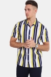 Kronstadt Cuba S/S Gr. 76 Hemd White/Yellow/Navy