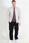 Jack & Jones Summer Linen Bomber Jacket Crockery