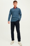 Jack & Jones PAULOS POLO LS Denim Blue